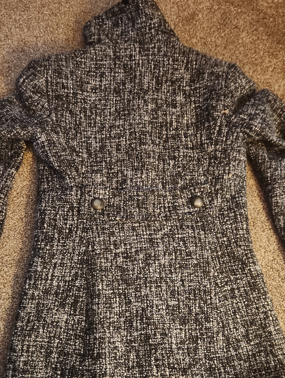 Express Button-Up Collared Trench Coat - Size Small - Picture 5 of 8